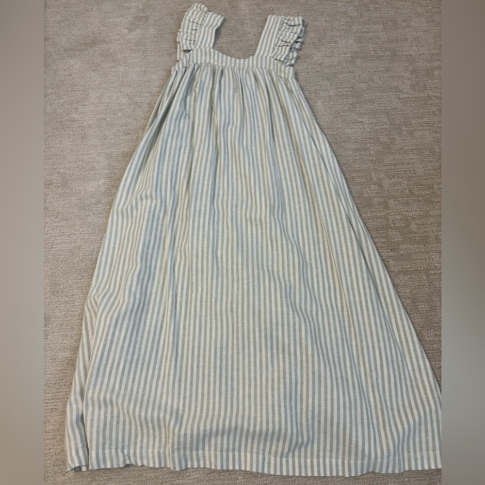 a new day Blue and White Striped Maxi Dress